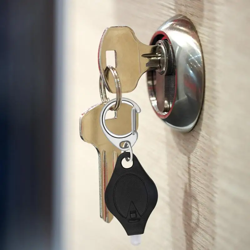 مصباح عمل LED صغير محمول مصباح جيب USB مفتاح مصباح مع وظيفة مزدوجة مفاتيح ضغط زر المفاتيح مصباح يدوي #5