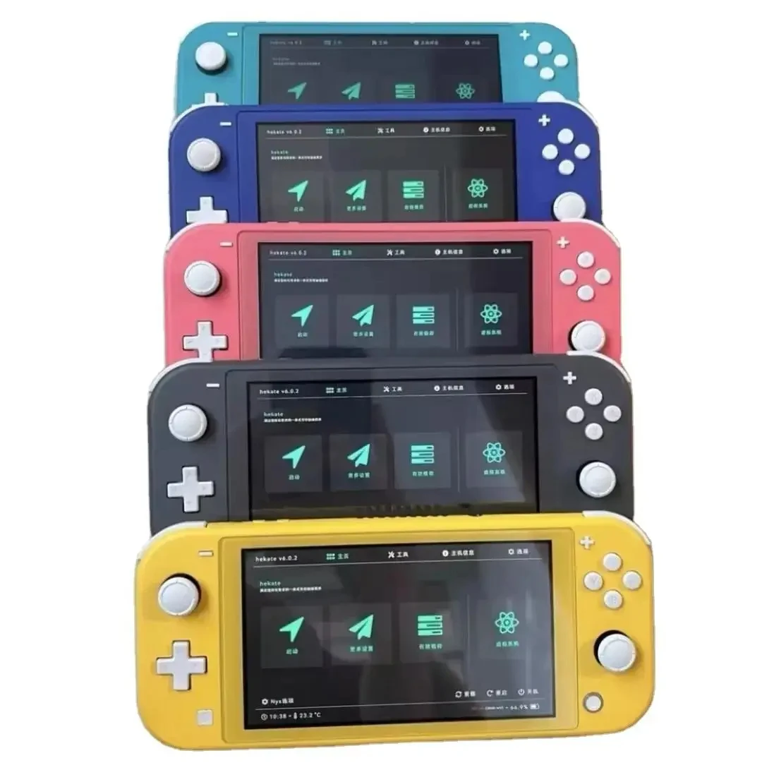 Second-hand portable handheld game console NS system for Switch Lite multiple colors optional built-in Raspberry Pi cracked chip