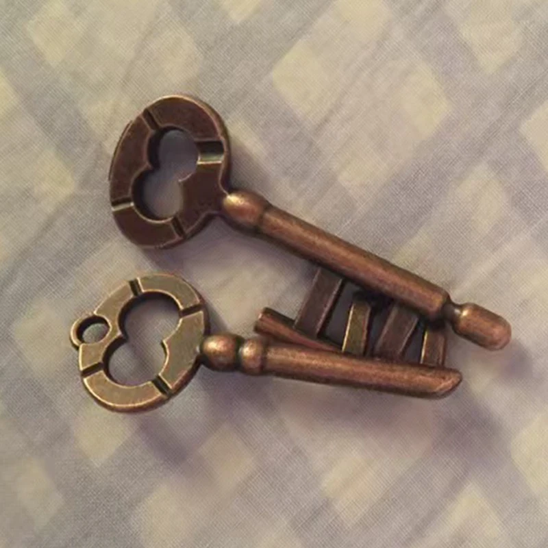 Retro Magic IQ Metal Brain Teaser Puzzles Set 5PCS Entsperren Interlock Game Mind Logic & Skill Development Lernspielzeug