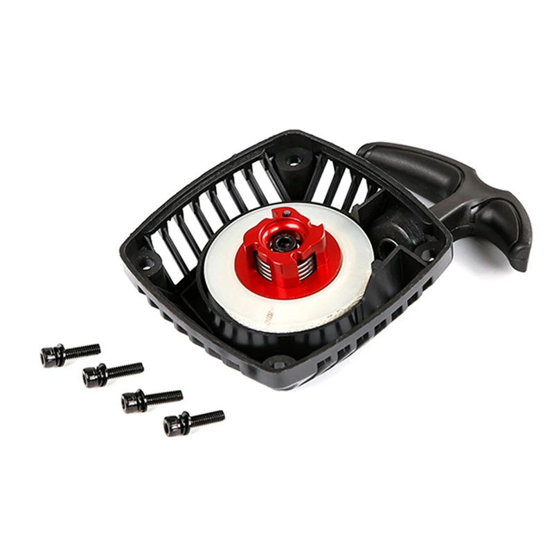 

HOT-Easy Pull Starter Set 23/26/29/30.5CC Engine For 1/5 HPI ROFUN ROVAN KM BAJA LOSI 5IVE T RC CAR PARTS