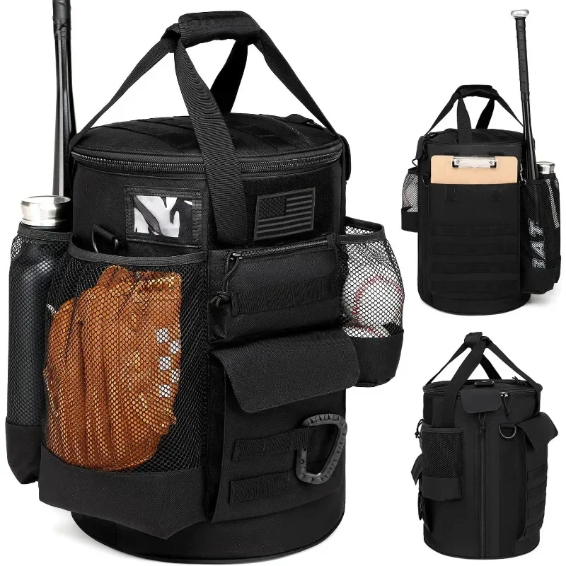 

Authenticity guarantee.Baseball Bucket Bag Baseball Coaching Accessories Organizer Tactical Style Softball Bucket Bag with Anti-