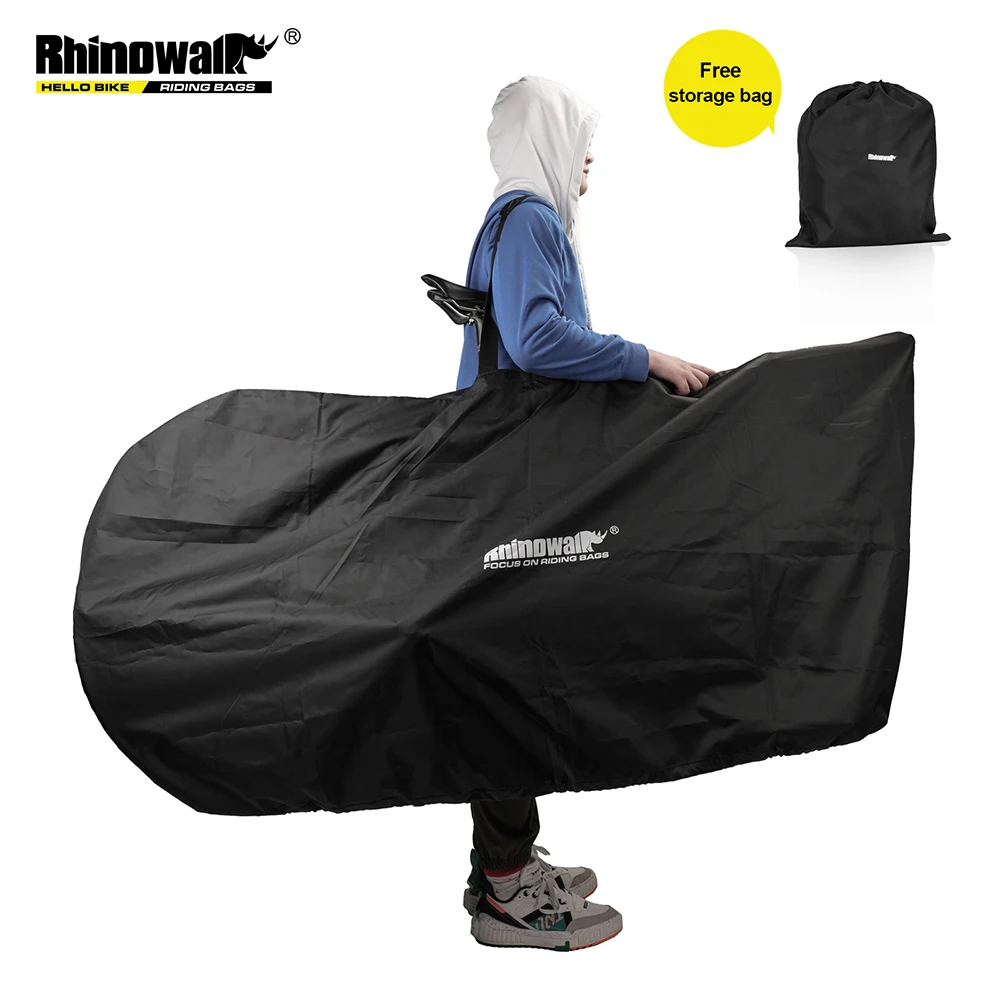 

Rhinowalk-Folding Bike Transport Storage Bag, Carrying Storage Carrier Pouch, Bicycle Accessories, MTB, 16-27.5"