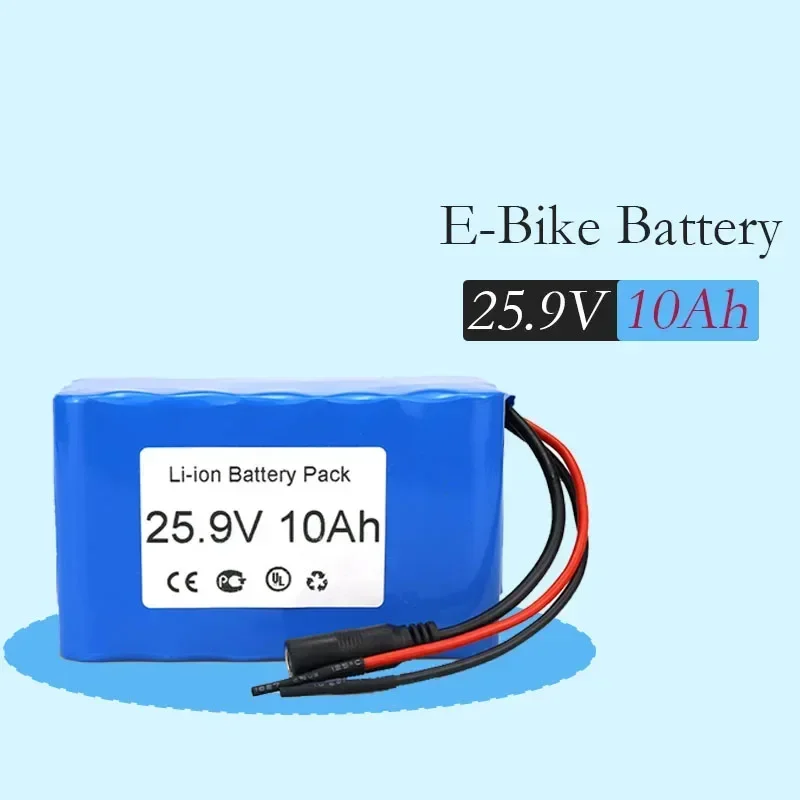 25.9V 10Ah Pack E-Bike Battery Pack 7S3P Battery Pack Wires Connector and BMS Li-ion Battery Ultra stable