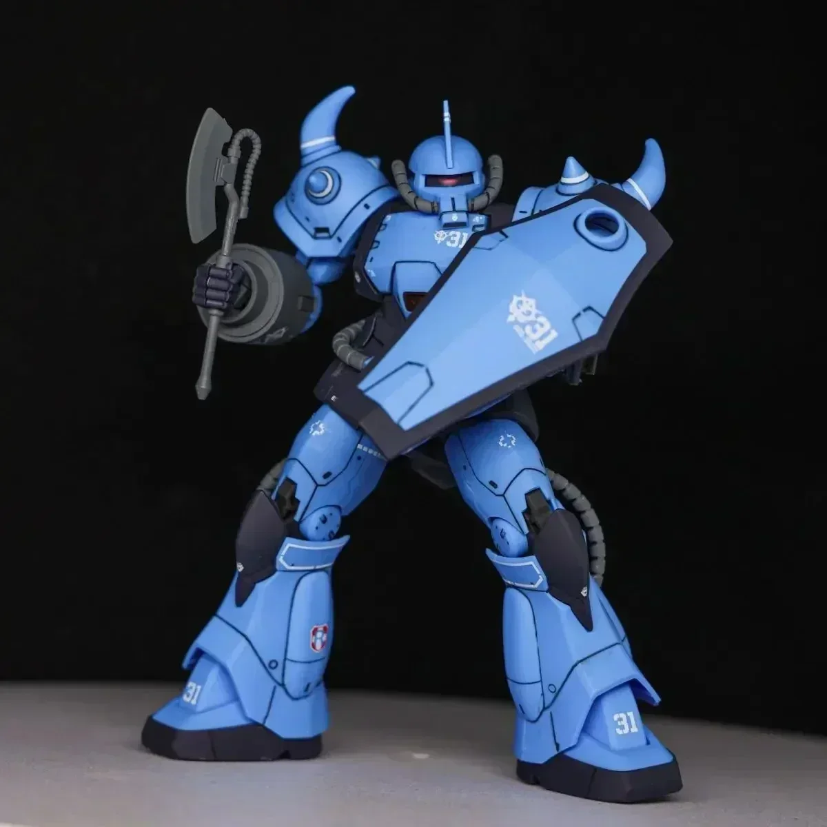 WEIMEI HG 1/144 GTO YMS-07B-0 프로토타입 Gouf 조립 키트, 전술 데모 액션 피규어, PVC 조각상 로봇 모델, 어린이 장난감