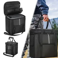 Carrying Case for BLUETTI Portable Power Station AC180 Case Travel Storage Bag Protective Case with Shoulder Strap & Handle