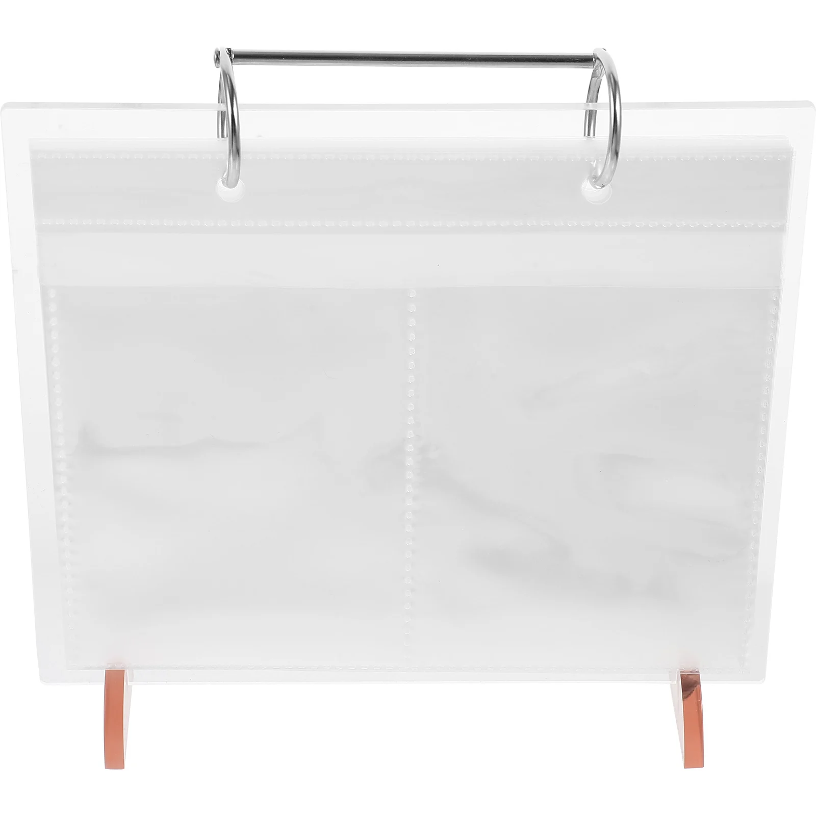 Desktop Calendar Stand Clear Acrylic Design Photo File Card Holder Menu Sign Display Stand Organizer Decorative Rack For Office