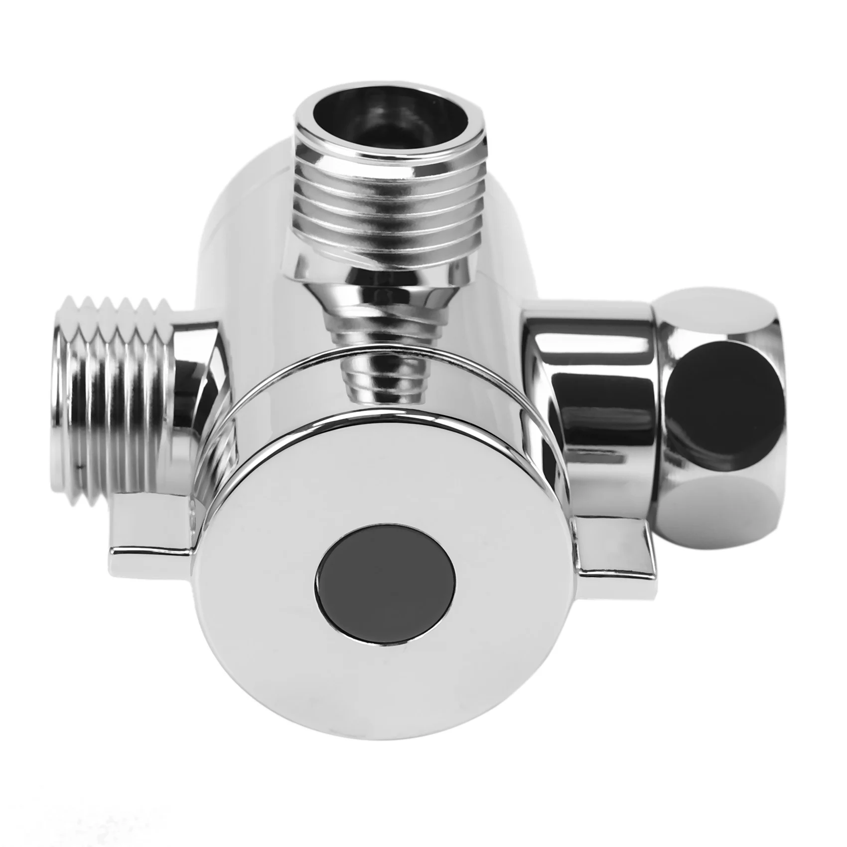 

A98E-2Pcs 1/2 Inch 3 Way T-Adapter Toilet Bidet Bath Shower Head Mounted Diverter Valve