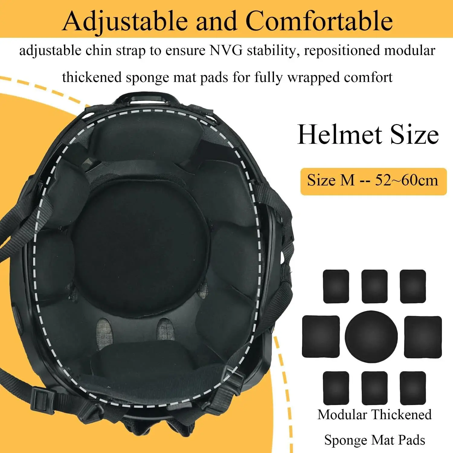 Juego funda camuflaje casco táctico Airsoft rápido PJ GPNVG-18 L4G24 - imagen 5