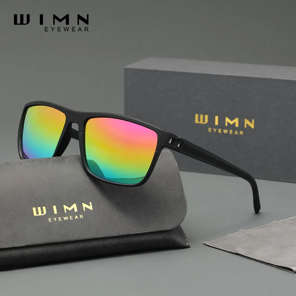 

WIMN Sunglasses For Polarization UV400 TR90 High Quality Graininess Frame Daily Eye Protection Glasses