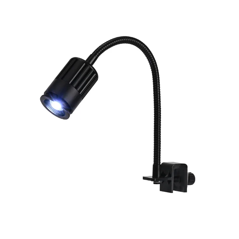 Aquatic Plant Aquarium Light, Full-Spectrum LED Clip, 3-Color Adjustable Focus  Spotlight