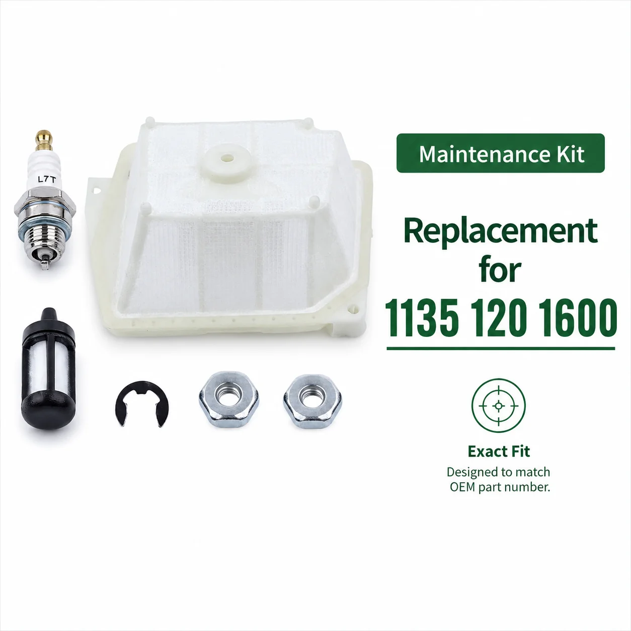 Air Filter Fuel Filter Spark Plug E-Clip Bar Nut Tune Up Kit For Stihl MS340 MS341 MS361 Chainsaw Repair Parts OEM 1135 120 1600