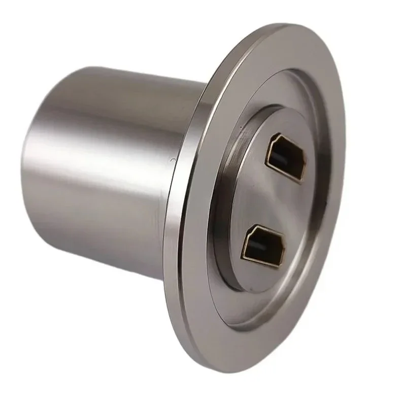 منتجات عالية الجودة الأكثر مبيعًا KF40 الرصاص مع منفذيين HDMI 304 موصل مكنسة من الفولاذ المقاوم للصدأ #1