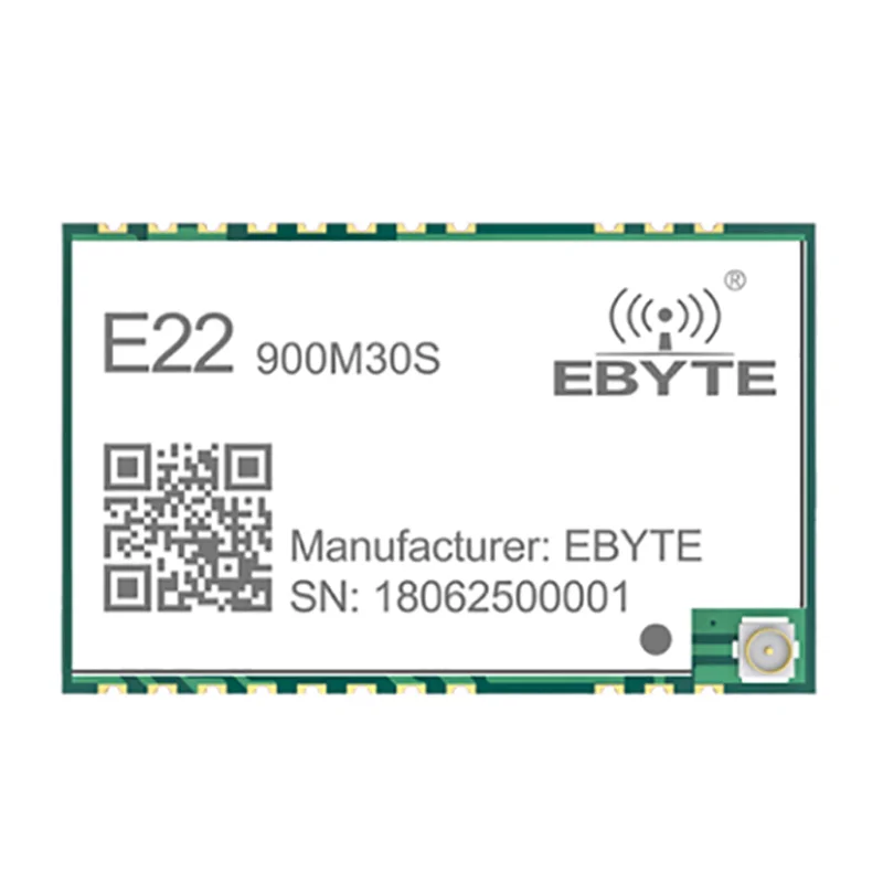 Imagem -02 - Lora-módulo sem Fio E22-900m30s Sx1262 Chip 850930mhz Distância de Comunicação 12km Comunicação Spi E22-900m30s