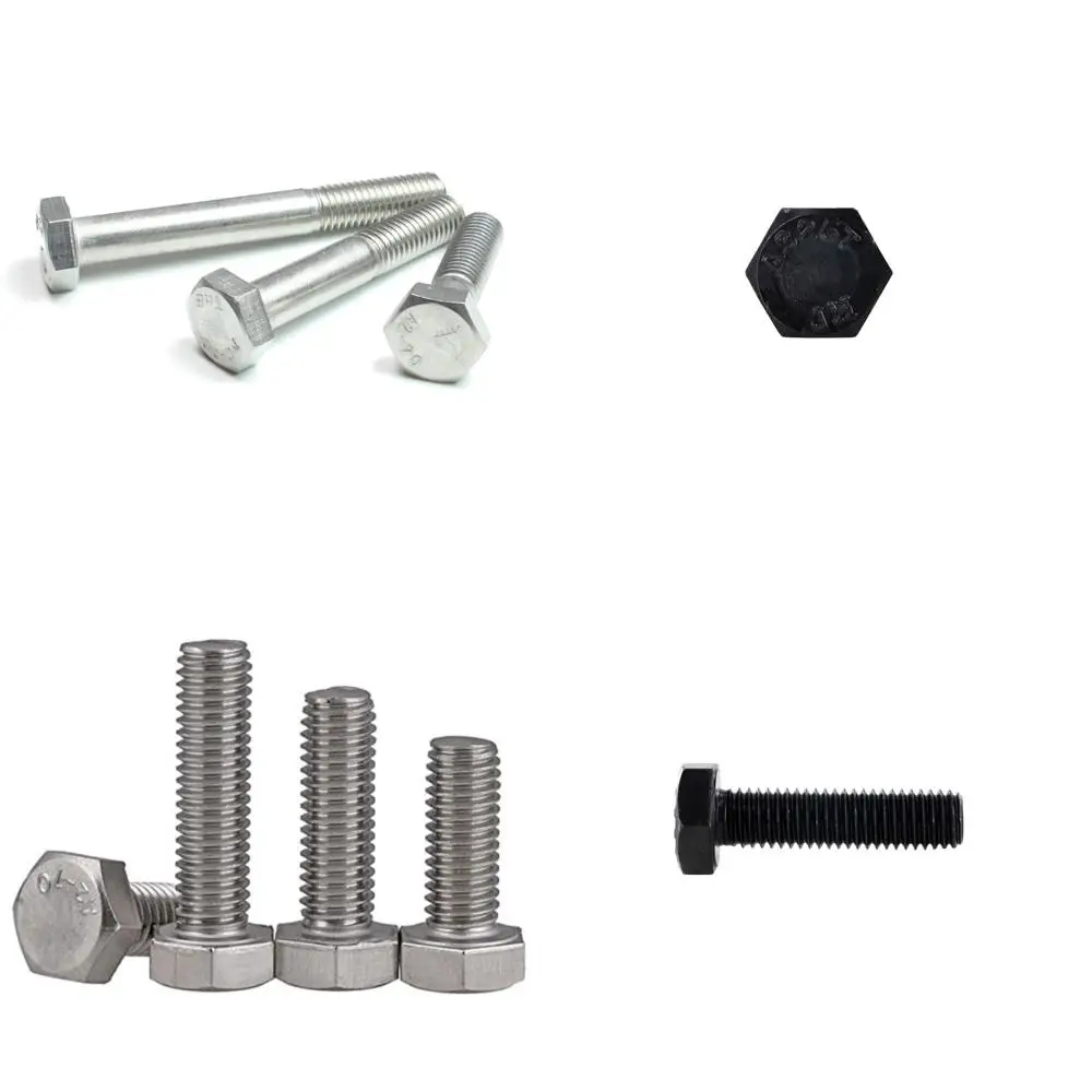 

Винты с шестигранной головкой из нержавеющей стали 18-8 A2-70, класс M12-1,75 x 130 мм, 10 шт., грубая резьба, частичная резьба, длина резьбы 2,25