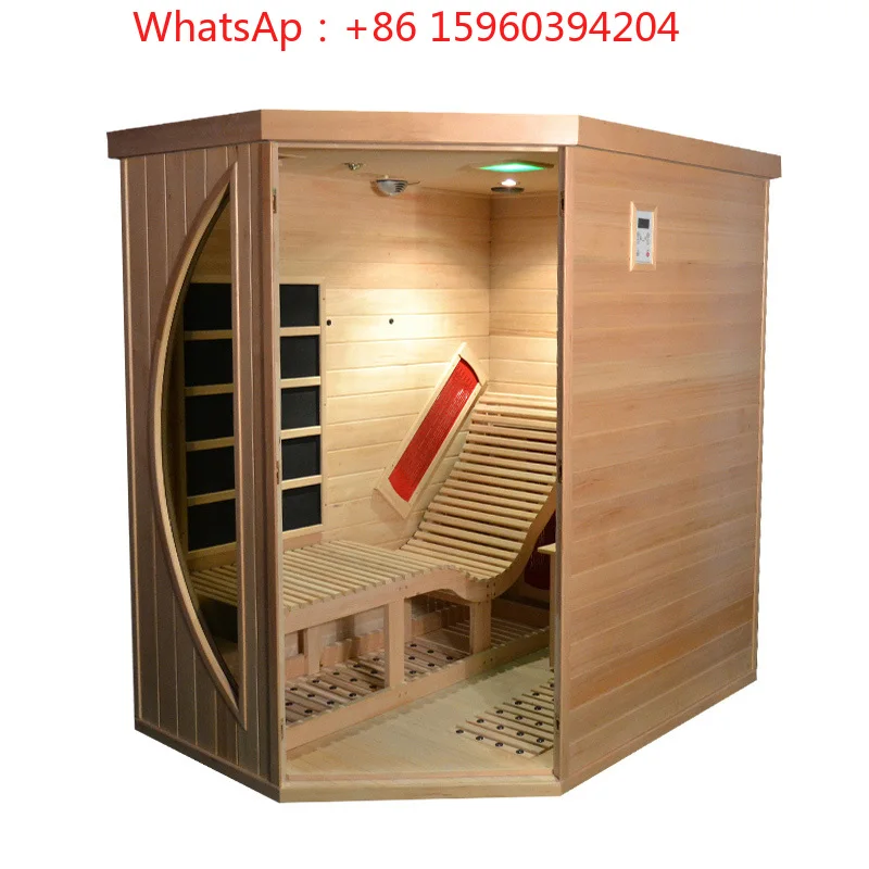 

Multi-person recliner custom sweat room sauna room household single villa far infrared family dry steam energy