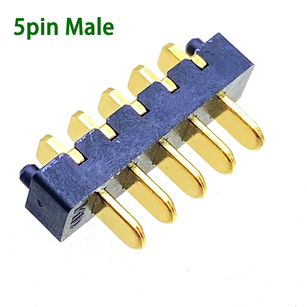 5 uds 15A 12V conector de batería de hoja paso de alta corriente 3,0mm enchufe macho portátil médico eléctrico inteligente 2-12 pines
