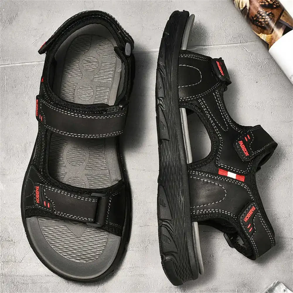 Anti-skid Super Big Size Black Shoes Man Men's Slippers Funny Non Slip Beach Sandals Sneakers Sport Trend Topanky Cosplay