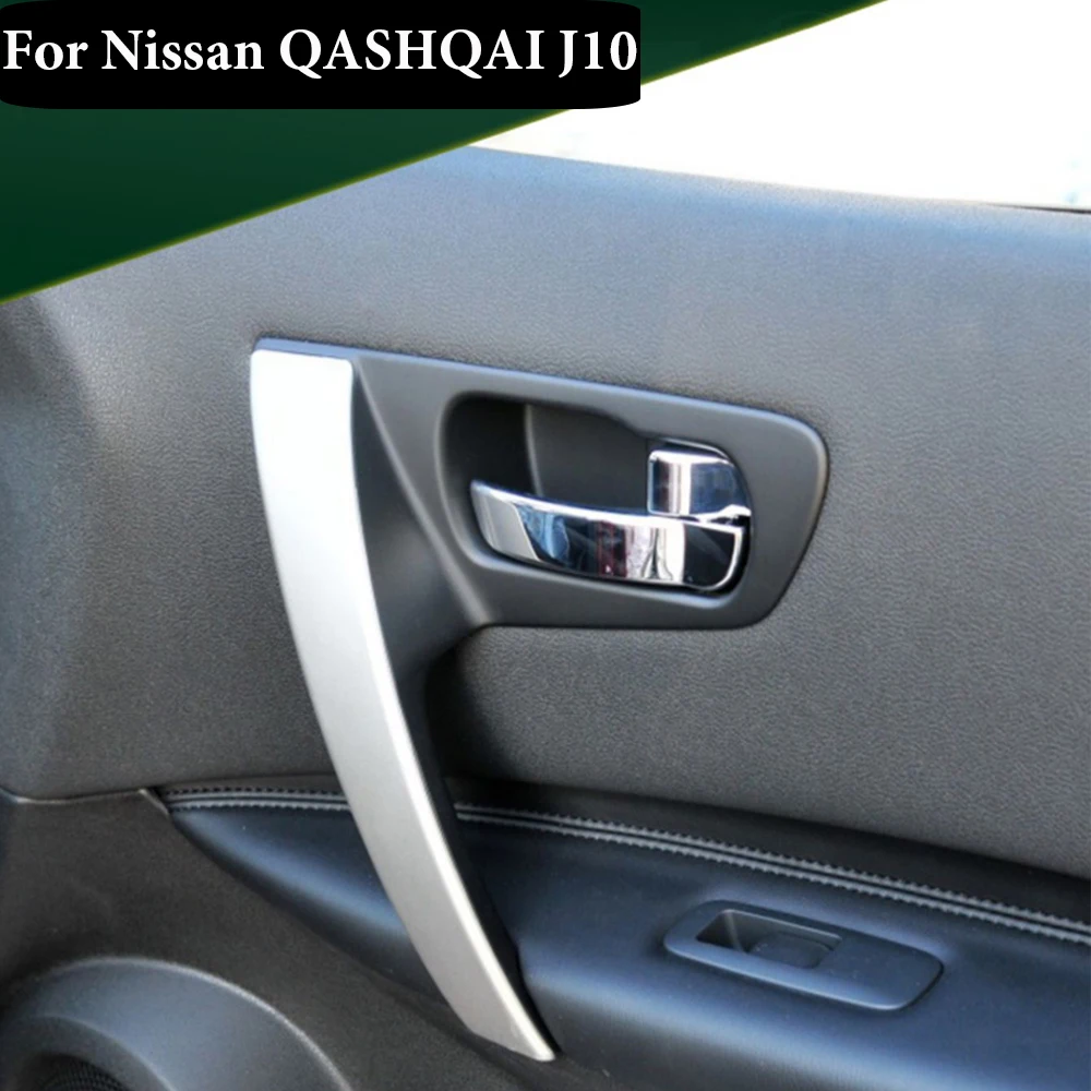 Door Handle Base for Nissan QASHQAI J10 2008 2009 2010 2011 2012 2013 2014 2015 Internal Silver black Handle ABS Cover