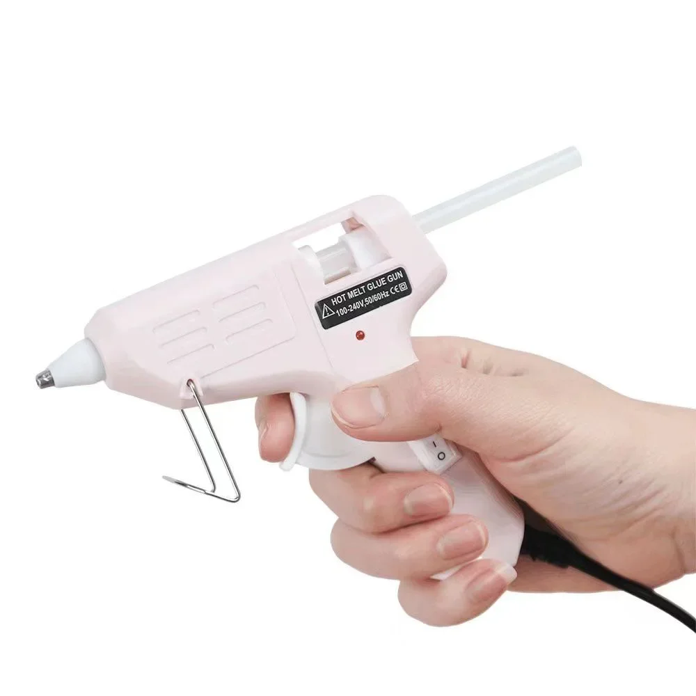 110V-220V Low Voltage Safety Hot Glue Gun Anti-leak Design Children\'s Hot Melt Adhesive Silicone Gun for DIY Household Gluegun