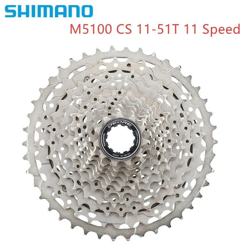 Shimano DEORE M5100 11-51T SLX M7000 XT M8000 Cassette 11-46t Bike Bicycle MTB  Freewheel For 11 Speed Rear Derailleur