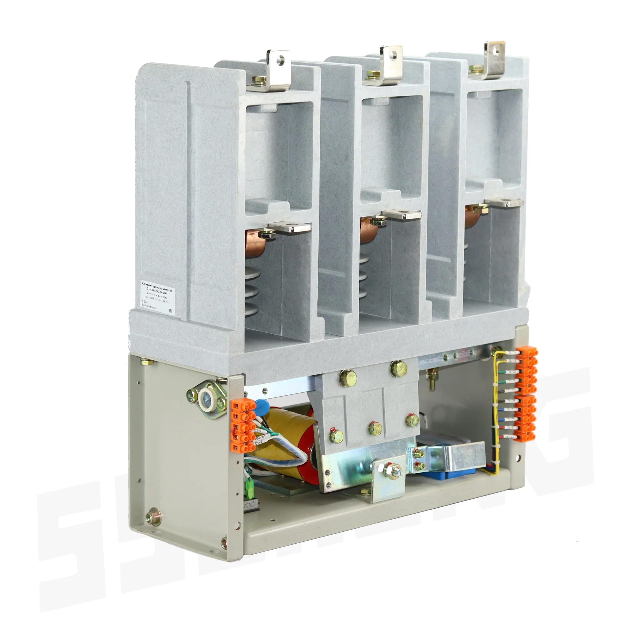 

KVT-10-1.6/160-3 160A 3-phase High Voltage Vacuum Contactor KVT-6kV KVT-10kV 6kA 10kA Vacuum Contactor