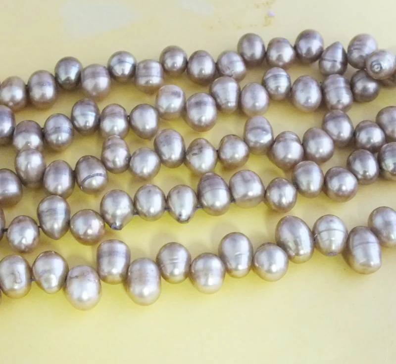 5 shares/lot  8-9MM  water droplets shape dance Pearl Loose Beads 15