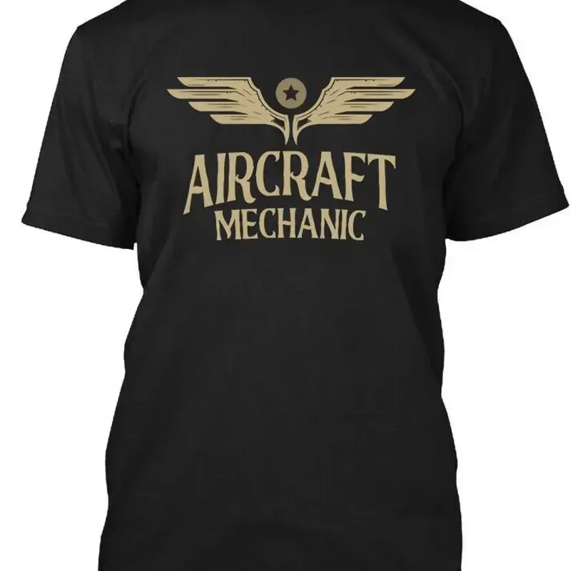 Limited New Aircraft Mechanic Maintenance Retro Art Logo T Shirt S 4Xl