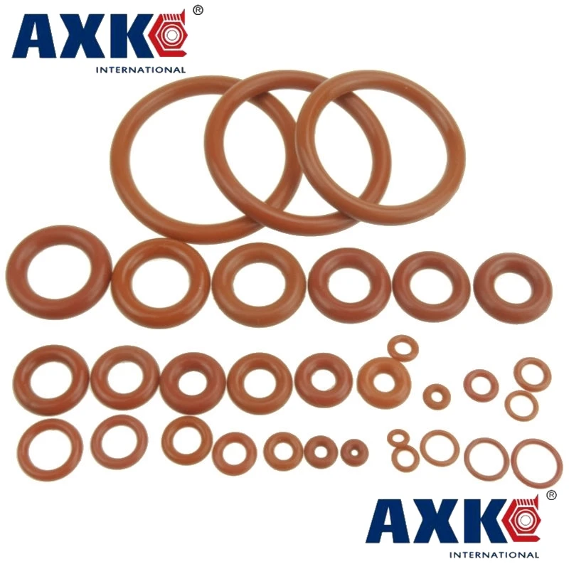 

2mm Thickness Silicon Rubber O-ring Sealing 5-23mm OD Red Heat Resistance O Ring Seals Gaskets