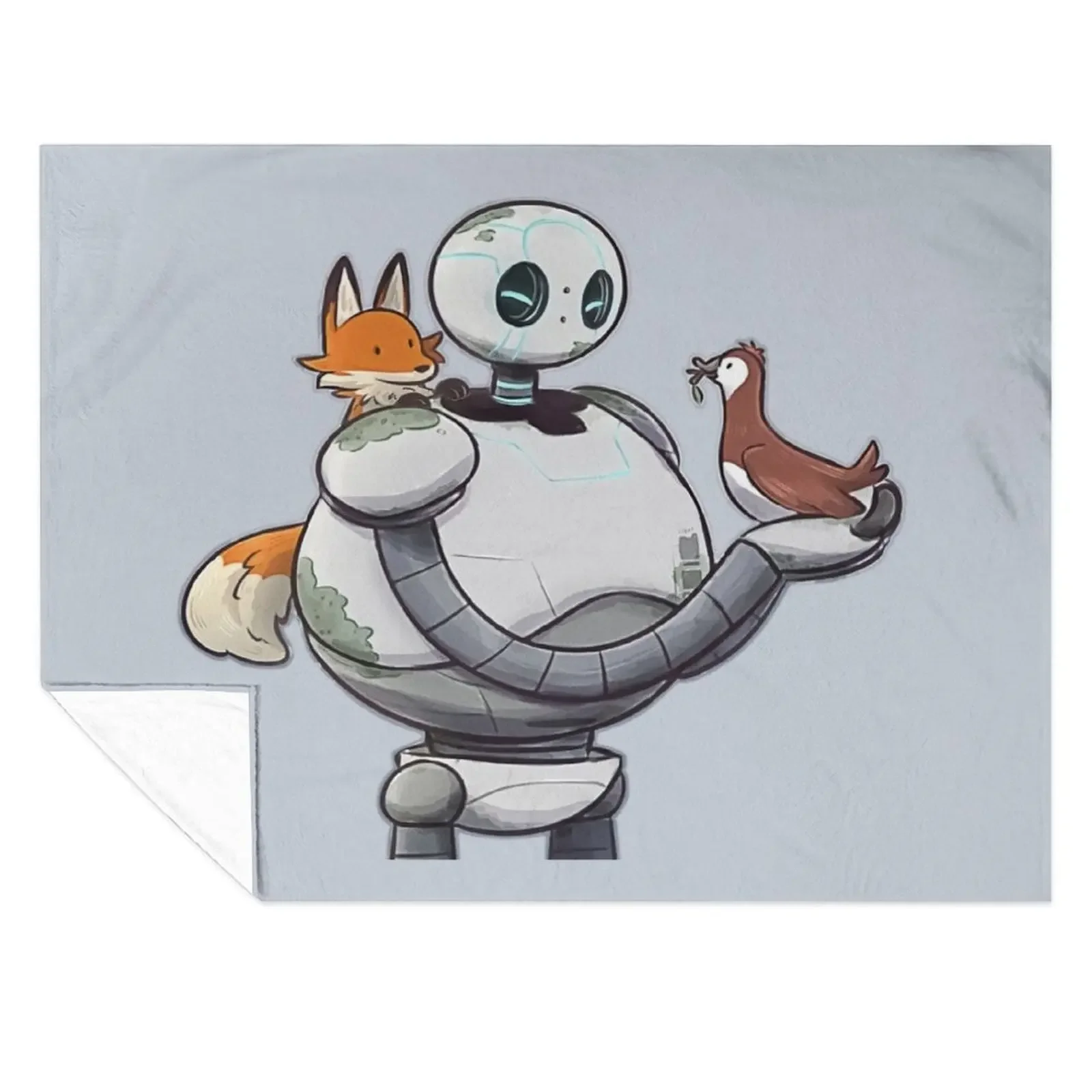 

The Wild Robot Throw Blanket Decorative Beds Bed Baby Thins Blankets