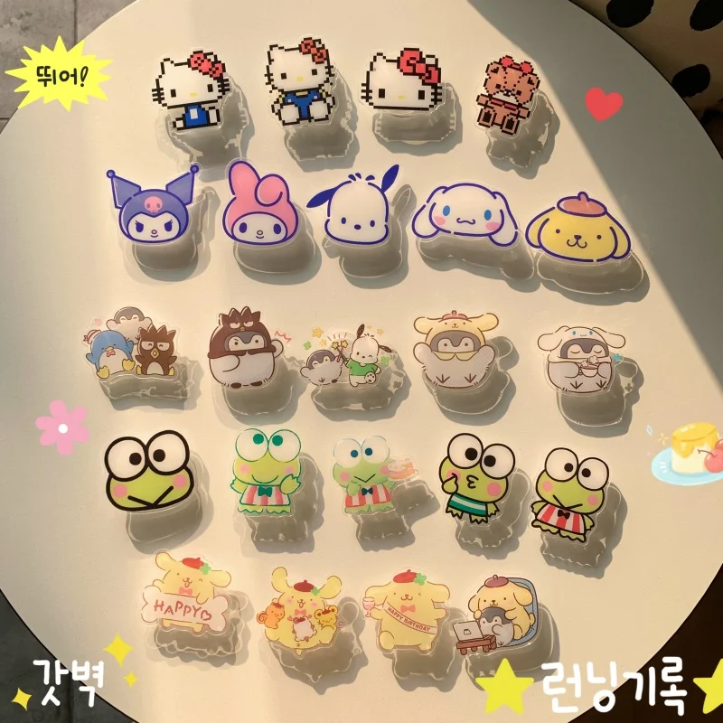 

Японский и корейский милый мультяшный держатель Sanrio Hello Kitty, совместимый с MagSafe, магнитный кронштейн для мобильного телефона, прочный.