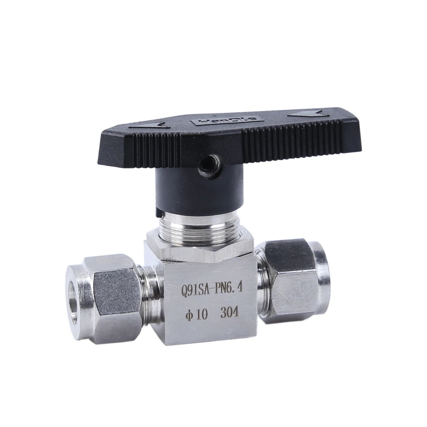 

Шаровой кран с наконечником из нержавеющей стали, шаровой клапан, распределительный клапан подачи воздуха, прямой через 1/8, 6 мм, 8 10