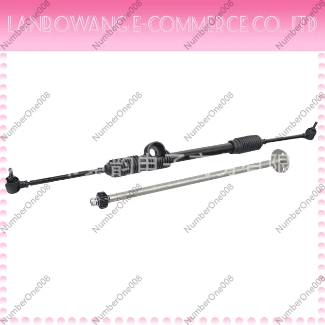 Steering Gear Assembly for Coleman KT196 Go Kart, Rack and Pinion Kit with Tie Rods Ball Joints Shaft