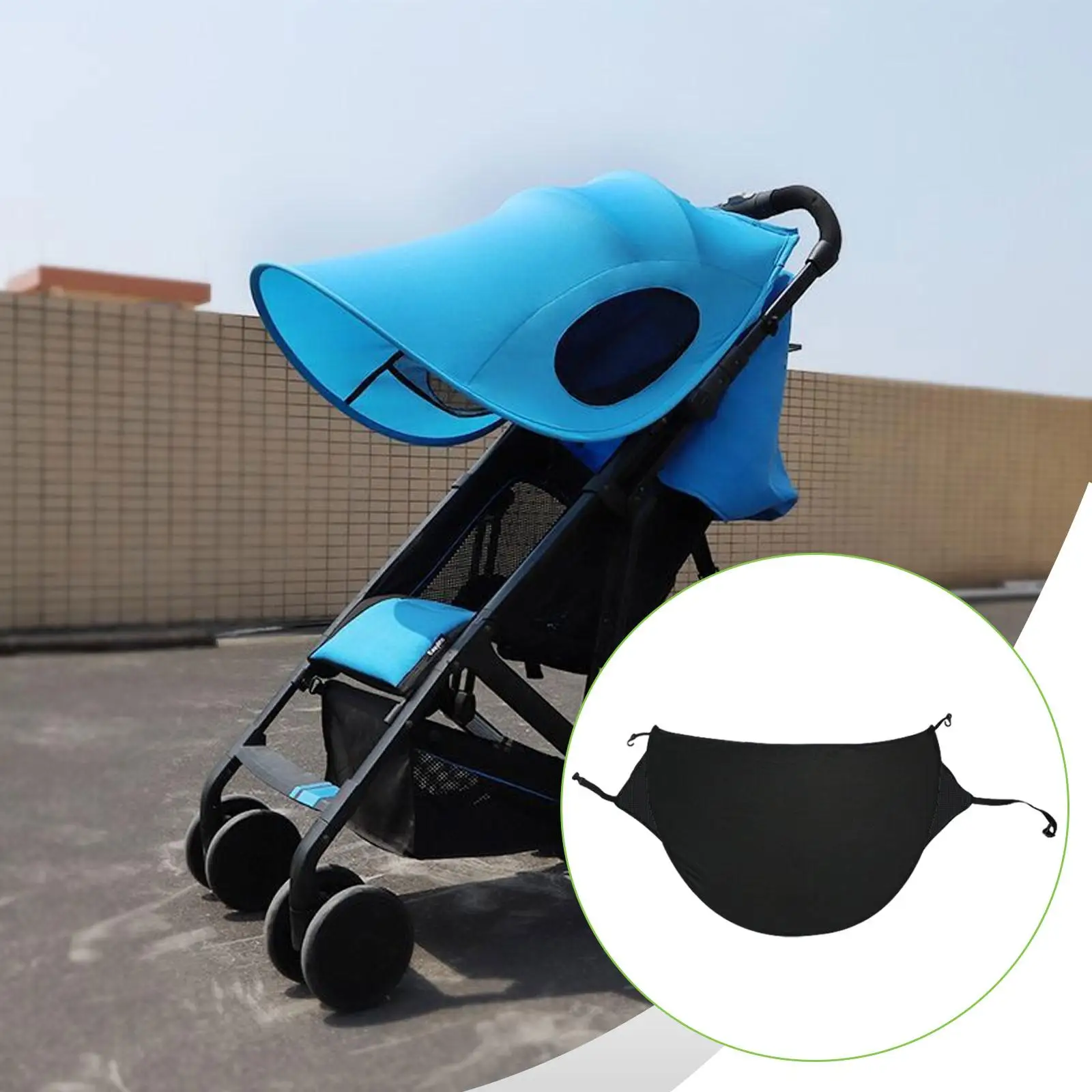 

Детский солнцезащитный чехол с регулируемым навесом для коляски с защитой от солнечного света