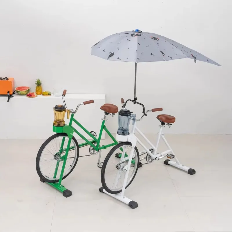 EXI 2025 Best Seller Beach Cruiser Pedal Power Juice Blender Vending Machine Unicycle Low Price Smoothie Hybrid Bike