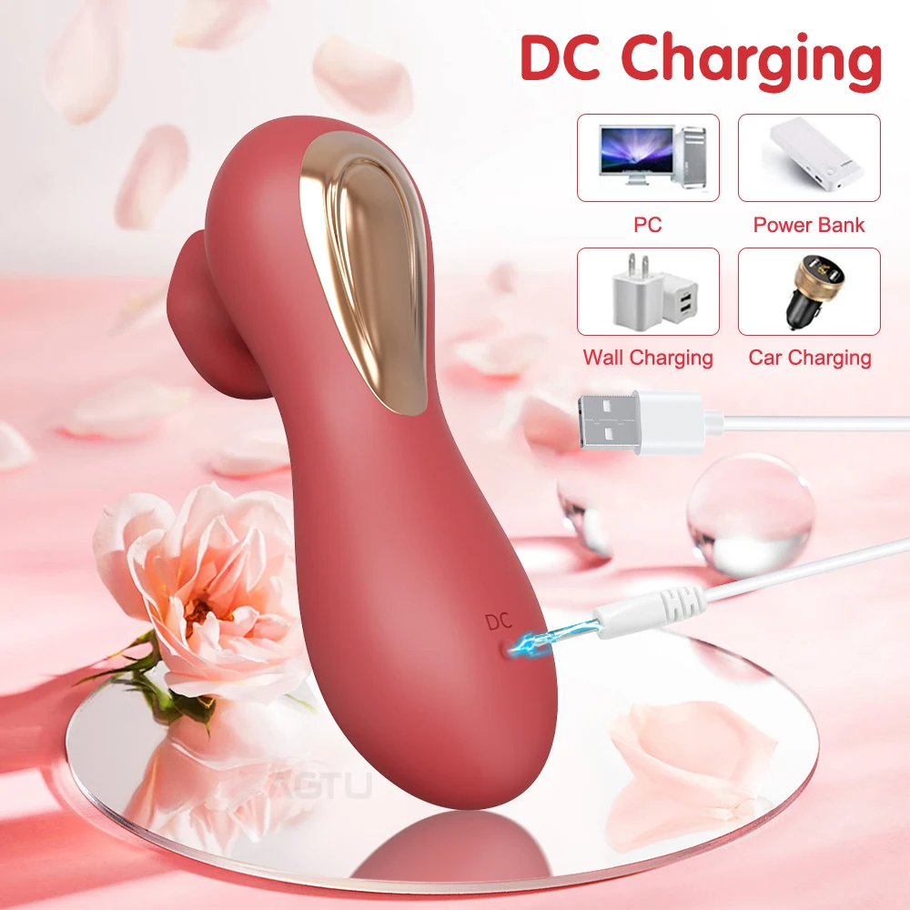 Powerful Sucking Vibrator Dildo Sex Toys for Women Adult 9 Sucking Rose-Vibrators Vacuum Clit Stimulator Female Masturbation 18+ view 6