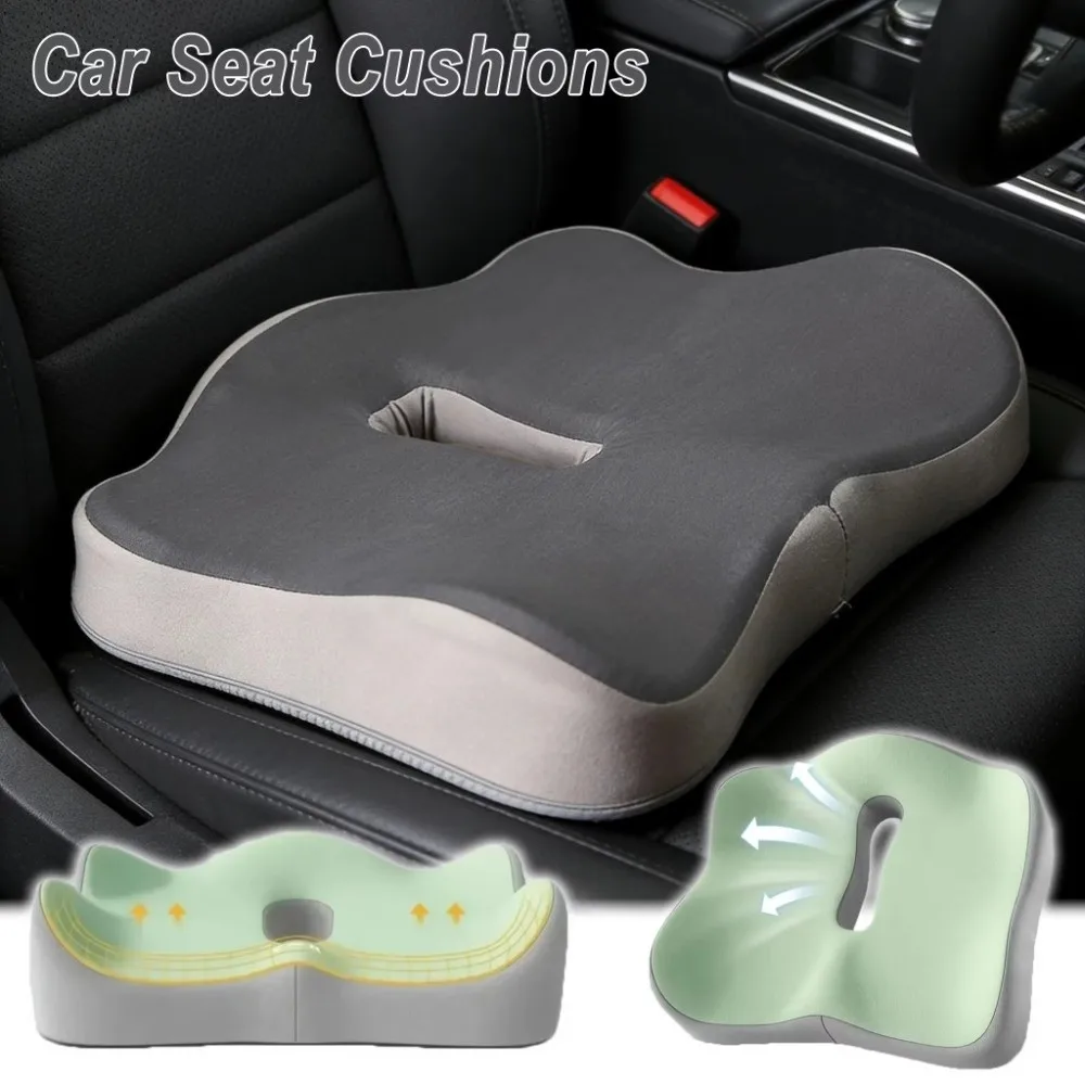 3D Ergonomic Support Memory Foam Seat Cushion Non-Slip Breathable Chair Car Seat Cushion Posture Corrector Home Use