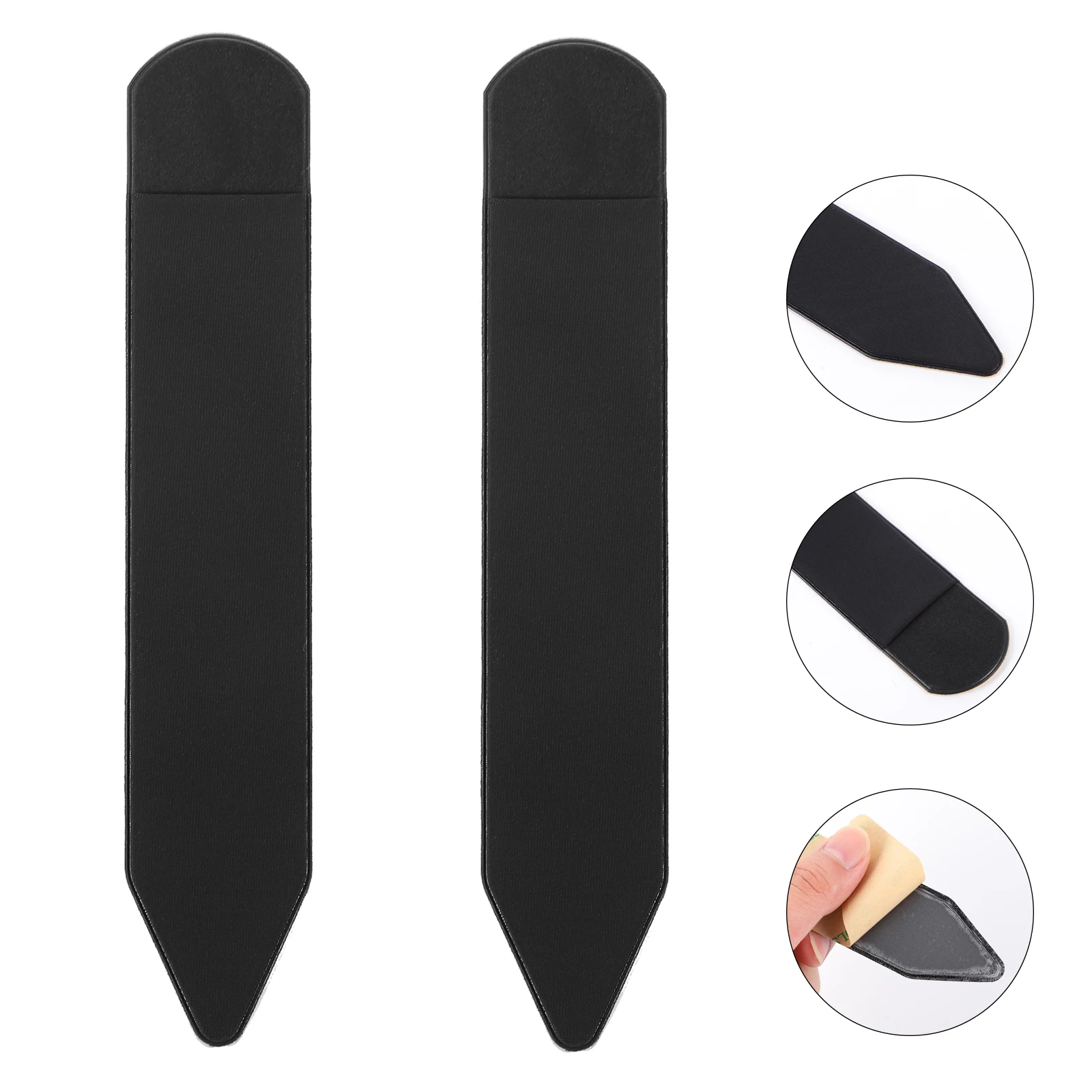 

2 Pcs Non-corrosive Pen Covers Touch Screen Stylus Holder for Electronic Grip Pu Tablet Holders Fabric