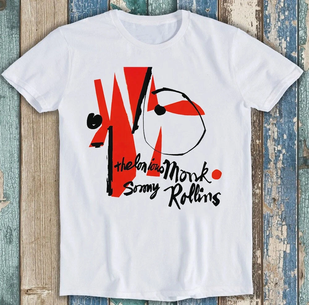 Thelonious Monk Sonny Rollins Tribute Music Retro Gift Tee T Shirt  men clothing graphic t shirts oversized t shirt