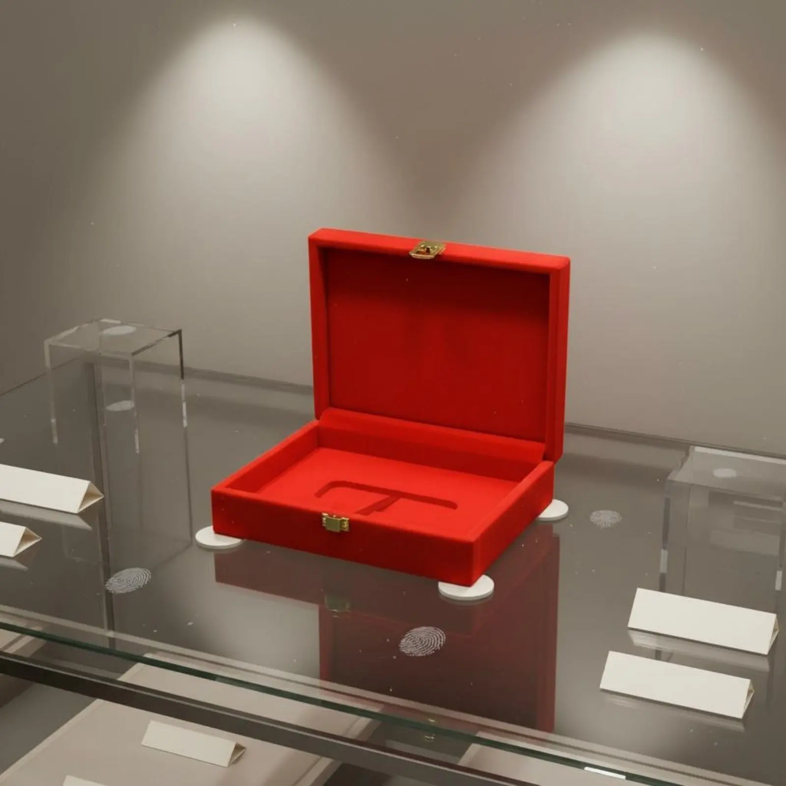 

Wedding Gold Bar Presentation Box Safeguarding Insert Velvet Gold Bar Box Gift Packaging Hinged Lid Display Case Wear Resistant