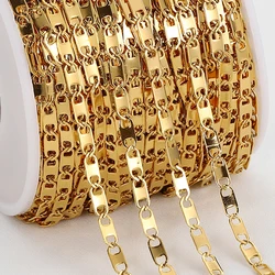 No Fade 2Meters 1Meter Stainless Steel Chains Bulk Chain for Necklace Bracelet Jewelry DIY Component Handmade Crafts Accessories