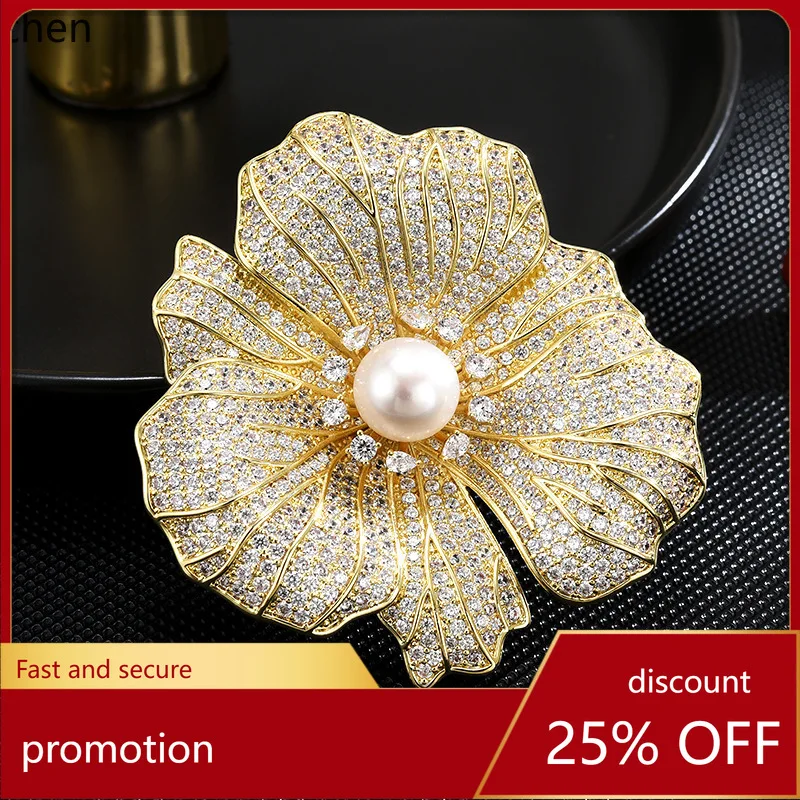 

ZML floral brooch new pin accessory