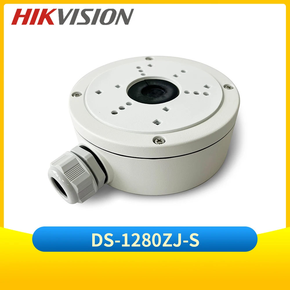 Original Hikvision Junction Box DS-1280ZJ-S Aluminum Alloy Indoor Outdoor Camera Bracket For Hikvision Dome Camera