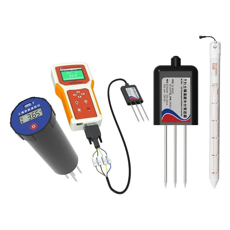 

Soil temperature and humidity high-precision tube detector, portable soil sensor