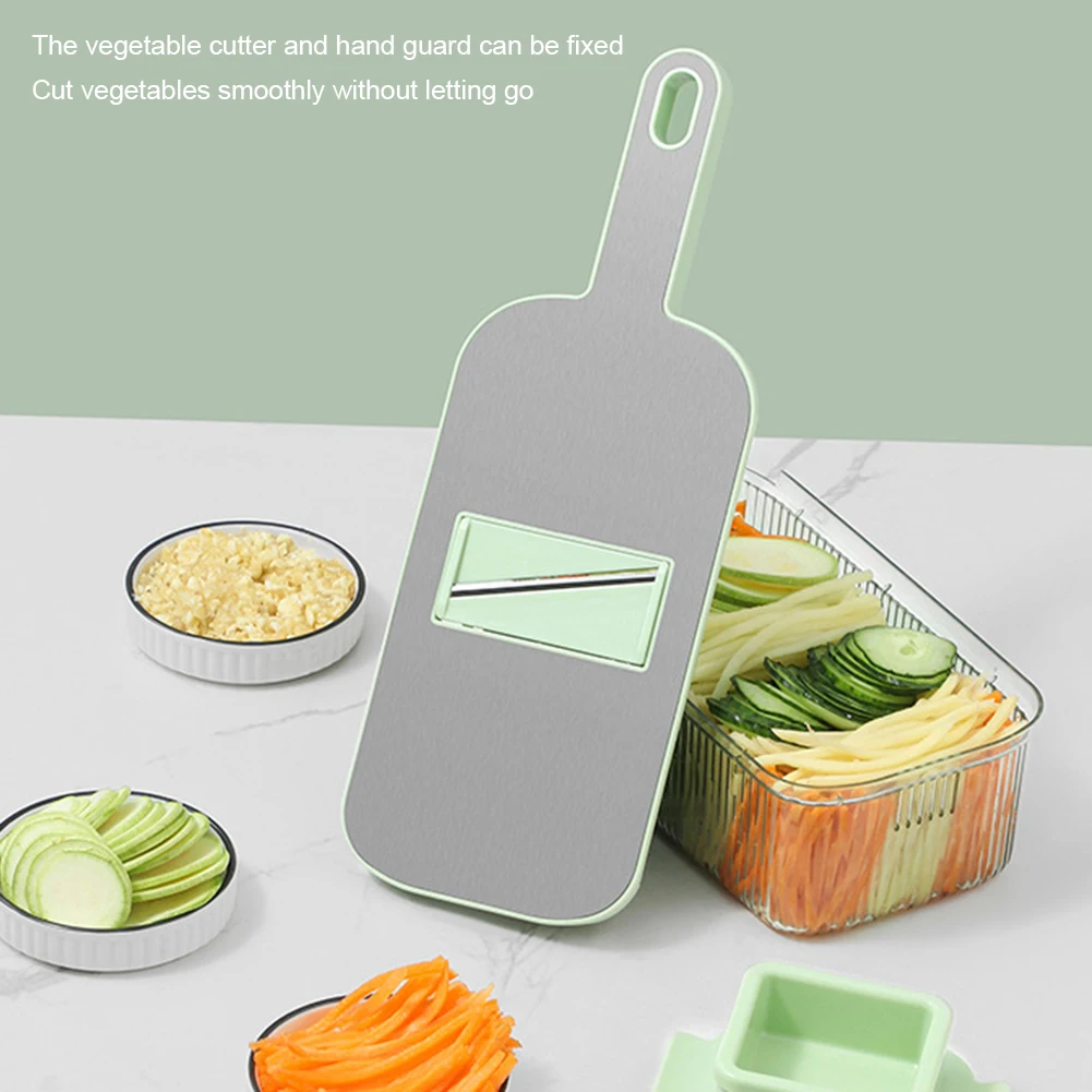 

Versatile Multifunctional Grater With Six Cutting Tools Easy Cleaning Veggie Slicers Kitchen Utensils