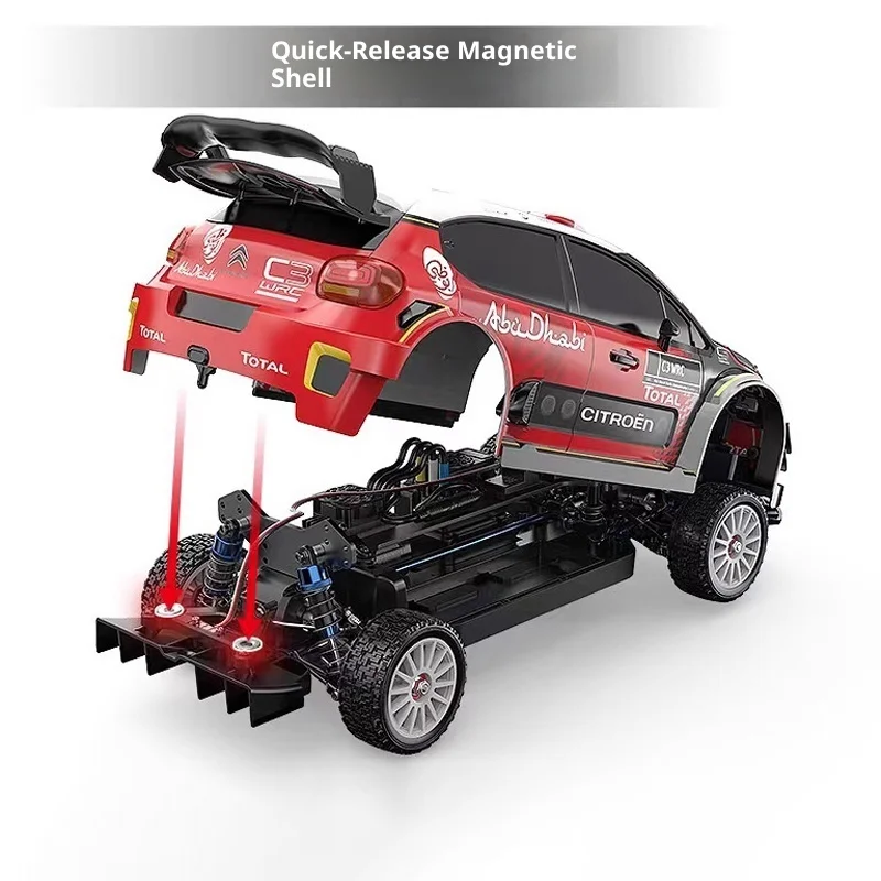 メイジアシン MJX 10303 1/10 ブラシレスシミュレーションRC高速ドリフトラリーカーオフロードリモートコントロールフラットスポーツ車両モデル