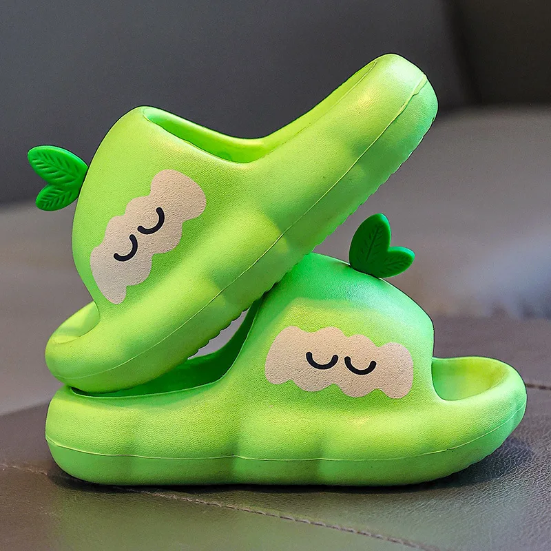 

Candy-colored Children's Sandals Adult Home Slippers Parent-child Cute Slippers Kids Beach Shoes Boys and Girls Non-slip Shoes