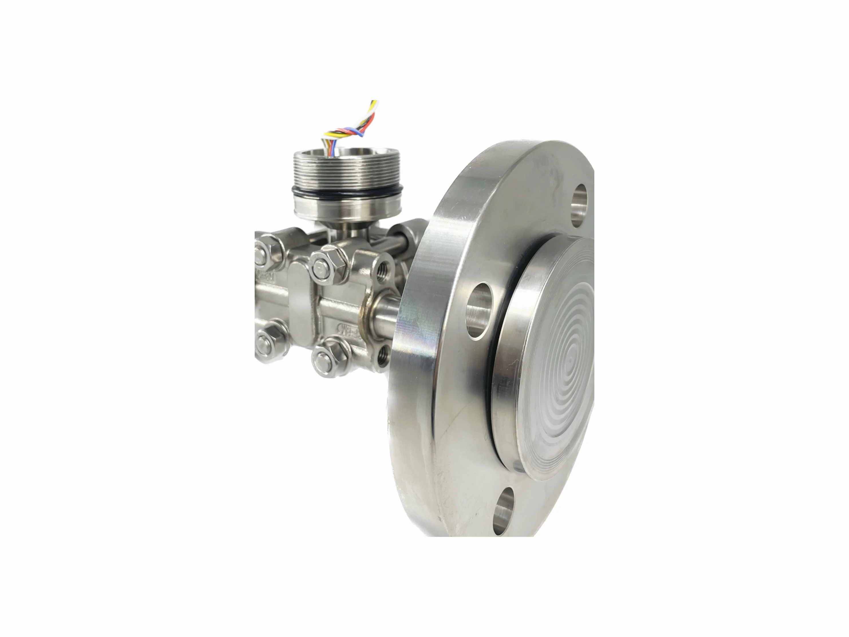 Sensor Single Flange Liquid Level Transmitter Differential Pressure Sensor, Monocrystalline Silicon Output 4-20mAside Flange