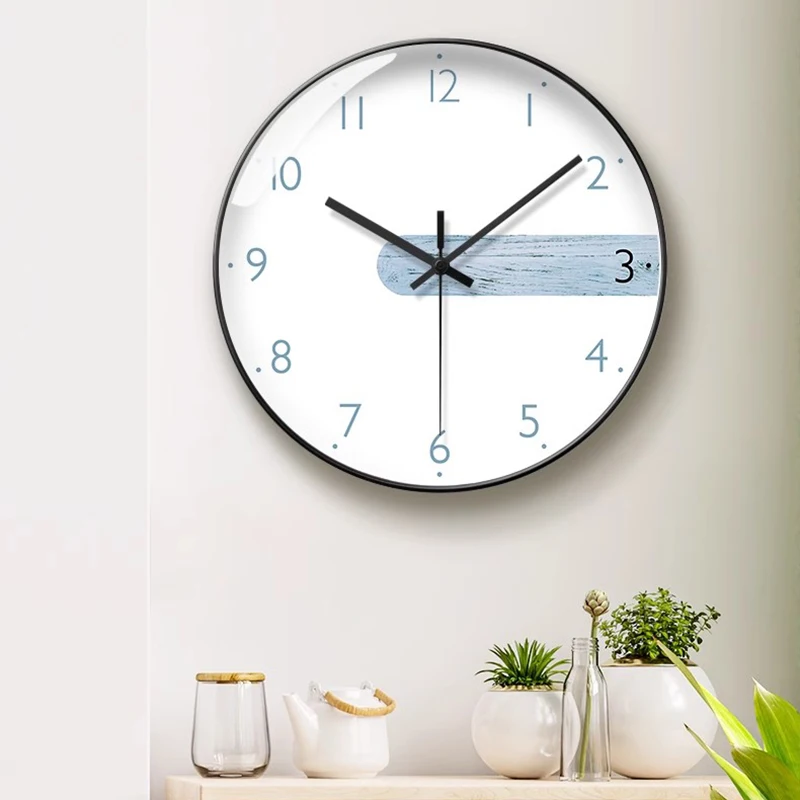 النمط الصيني الحد الأدنى ساعات الحائط غرفة المعيشة الرقمية الفن جدارية الحديثة ساعة الحائط كبيرة الحجم Relogio دي Parede غرفة الزينة #5