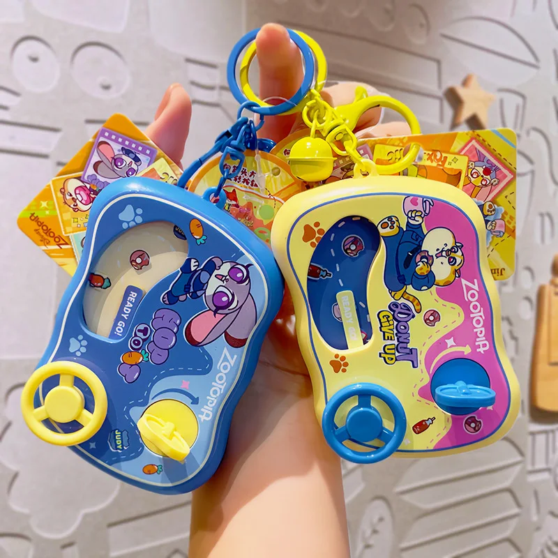 Zootopia متعة سباق السيارات لعبة الكرتون المفاتيح الإبداعية الإجهاد الإغاثة الملحقات بالجملة