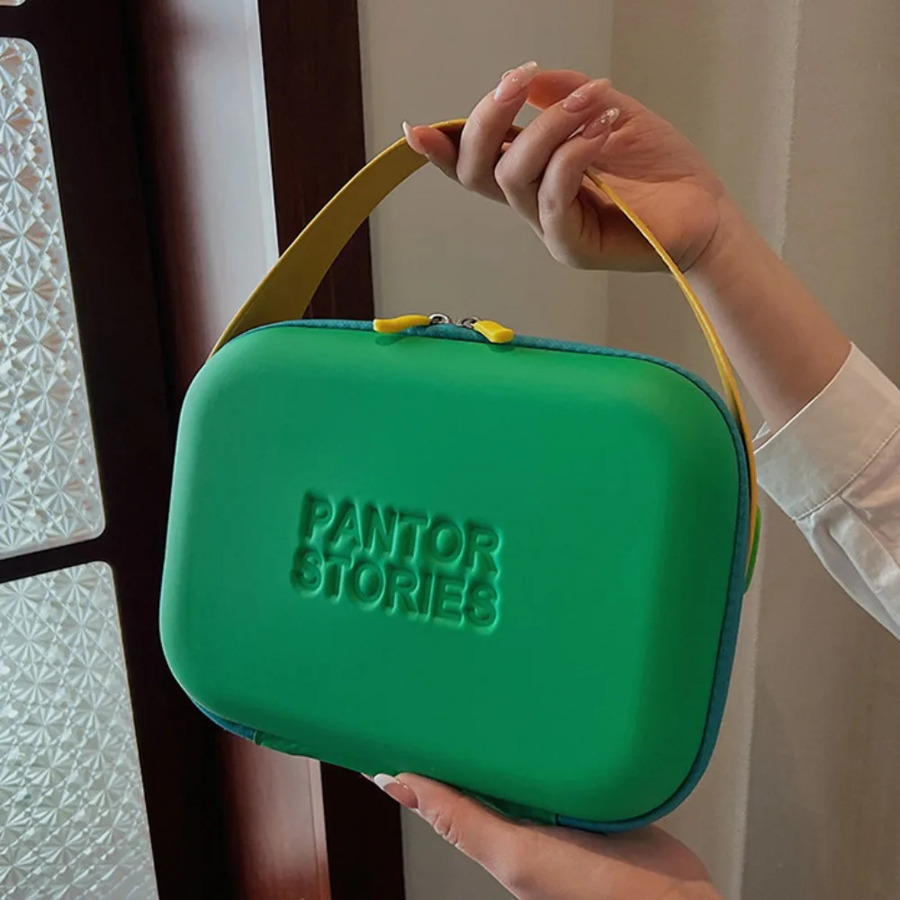 

Cute Storage Silicone Makeup Bag Portable Large Capacity Travel Cosmetic Container Multifunctional Handle Wash Pouch Travel